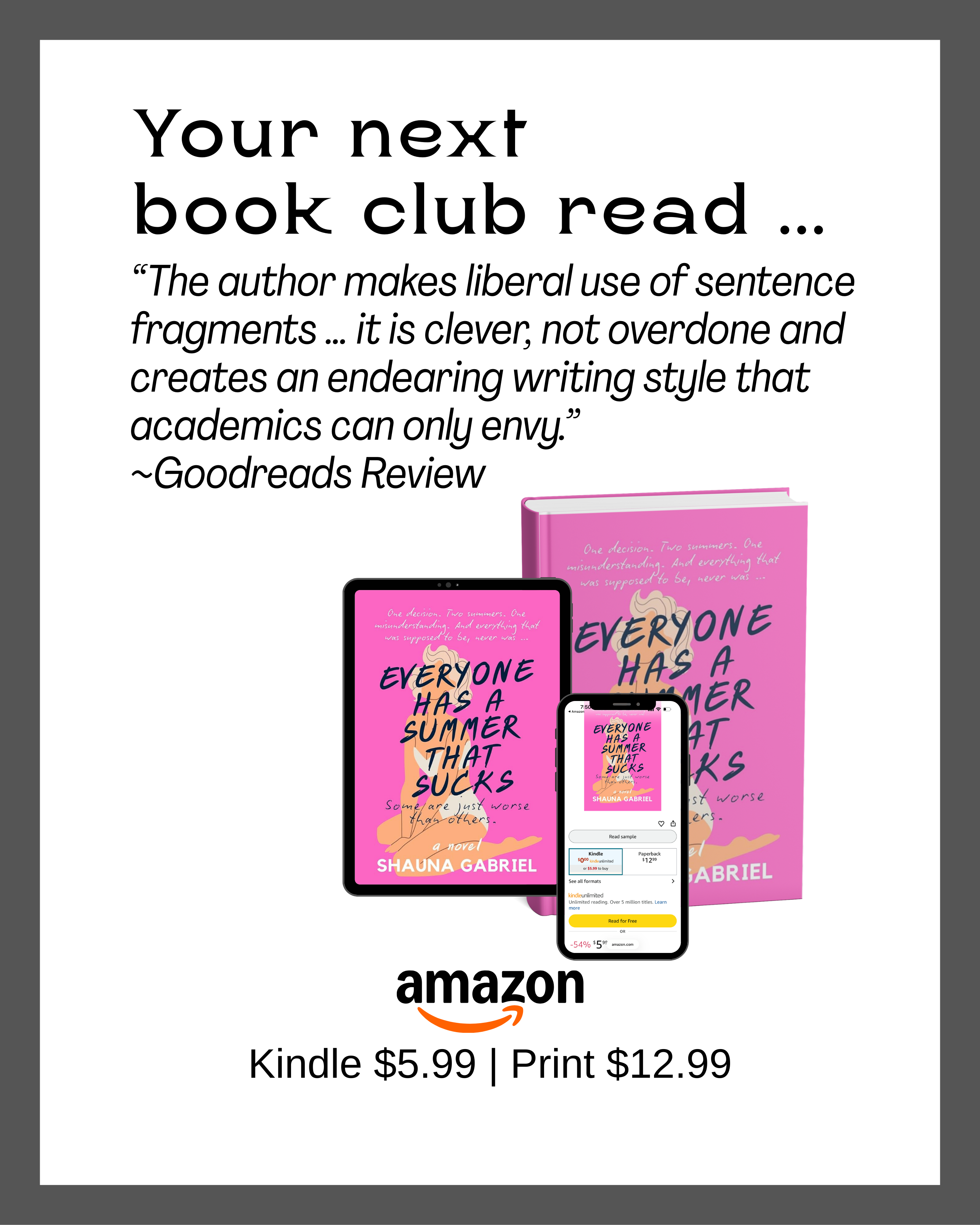 Book Launch (insert smile emoji)